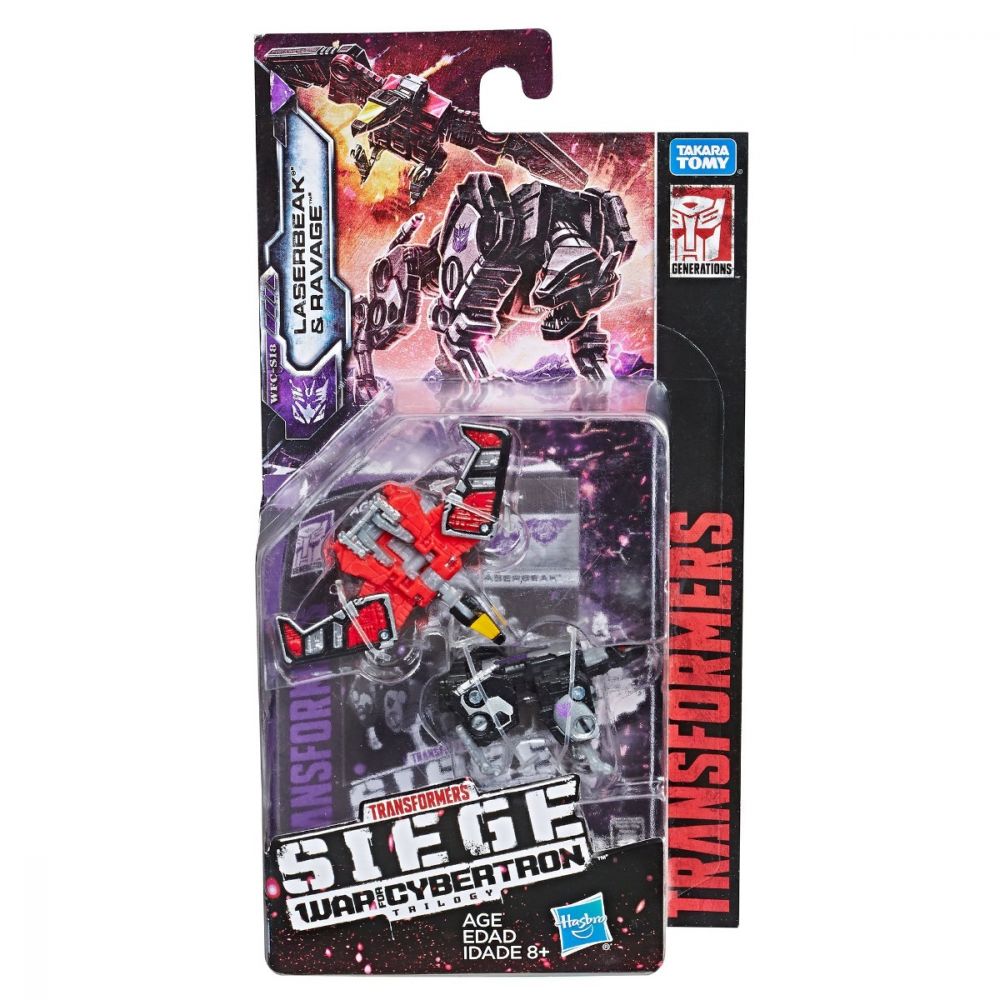 Figurina Transformers Micromaster WFC, Laserbeak, Ravage, E3561