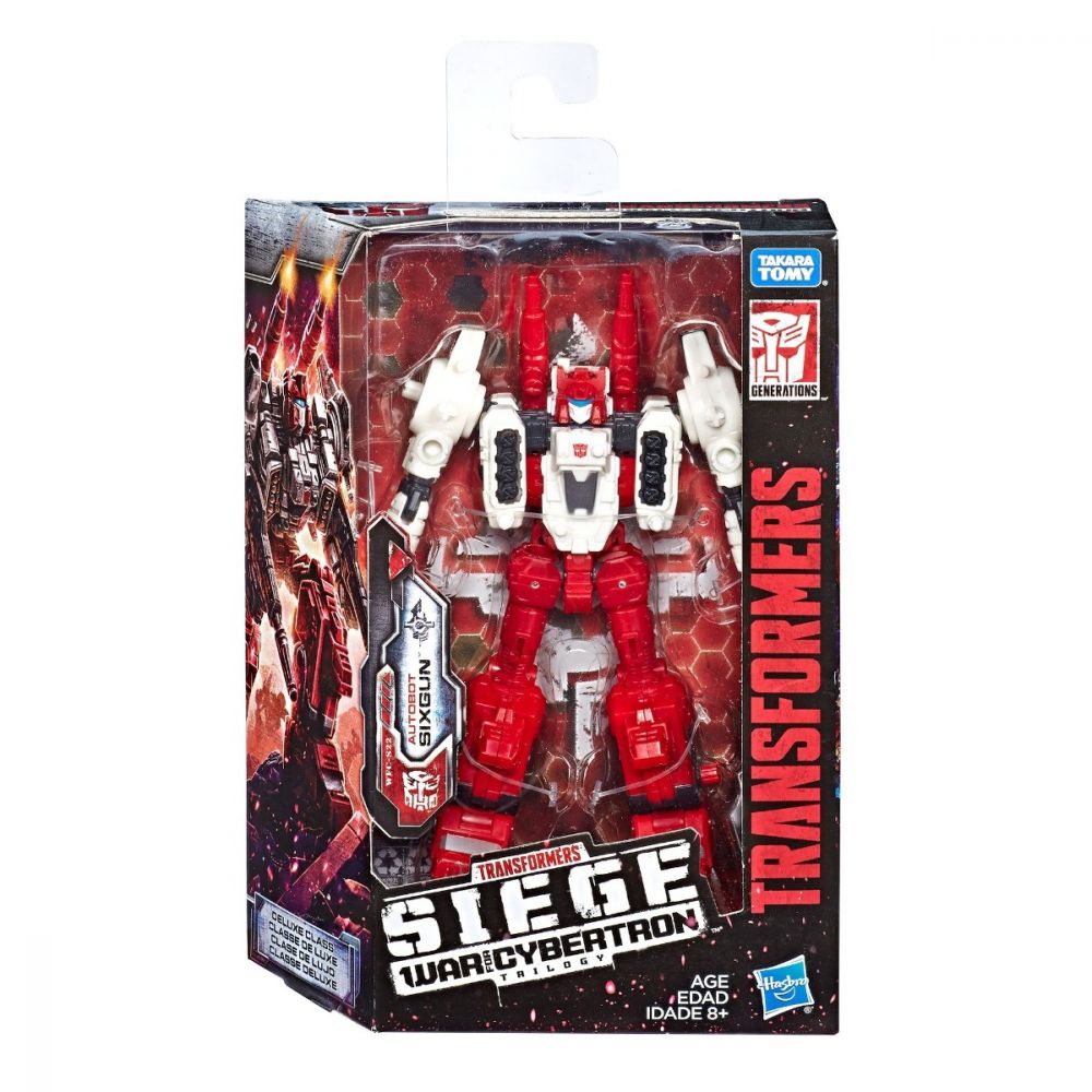 Figurina Transformers Deluxe War for Cybertron, Sixgun, E4378