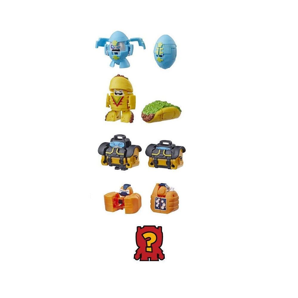 Set 5 figurine BotBots Transformers S2 Shed Heads, E4139