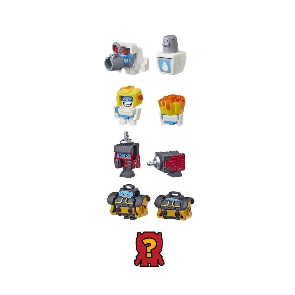Set 5 figurine BotBots Transformers S2 Shed Heads, E4139