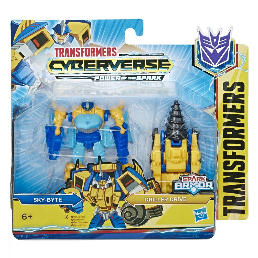 Figurina Transformers Cyberverse, Shy-Byte Driller Drive, E4297
