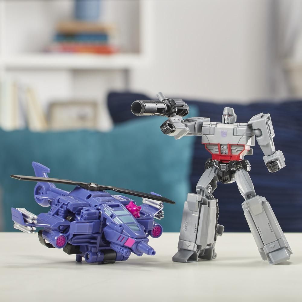Figurina Transformers Cyberverse Spark Armor, Megatron, Chopper Cut, E4327