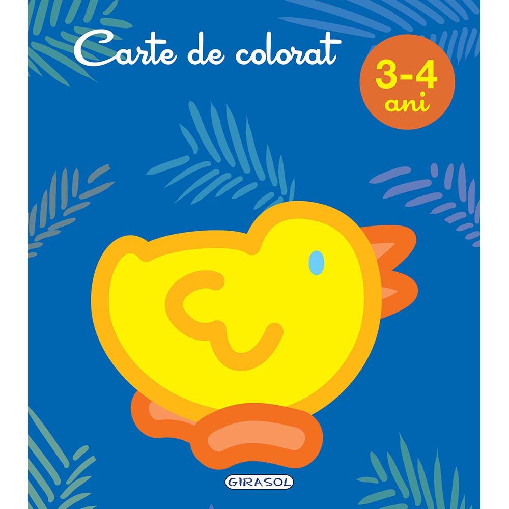 Carte Editura Girasol, Carte de colorat 3-4 ani