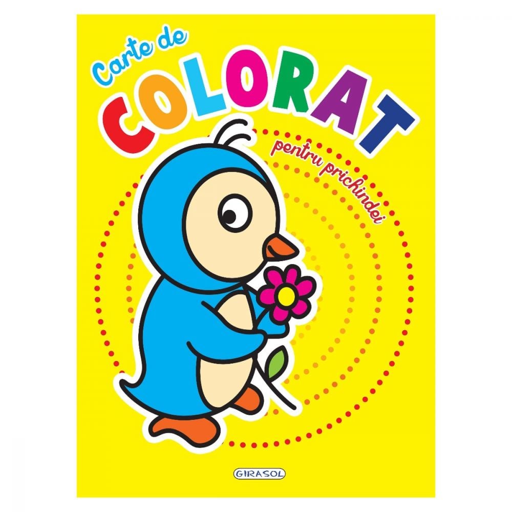 Carte de colorat pentru prichindei, Girasol
