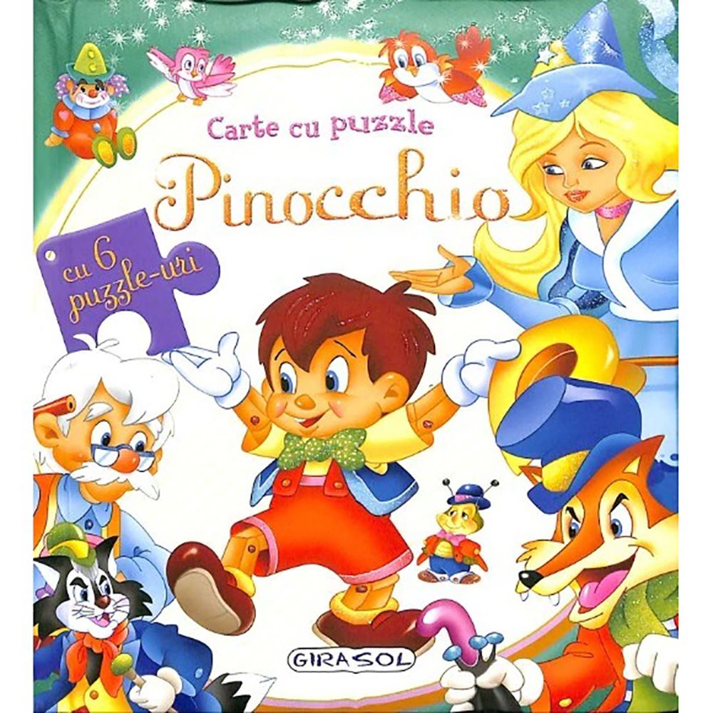 Carte cu puzzle, Pinocchio