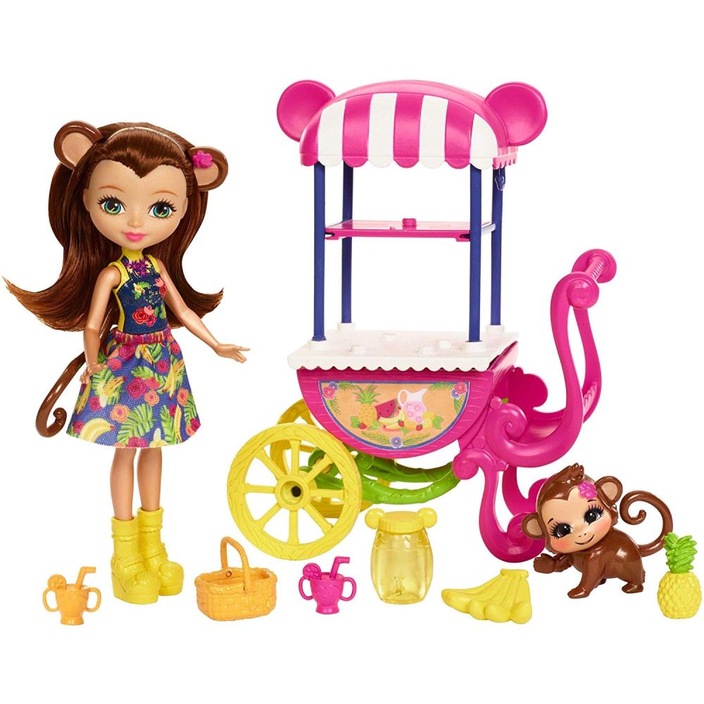 Enchantimals - Set De Joaca Cu Vehicul Fruit Cart