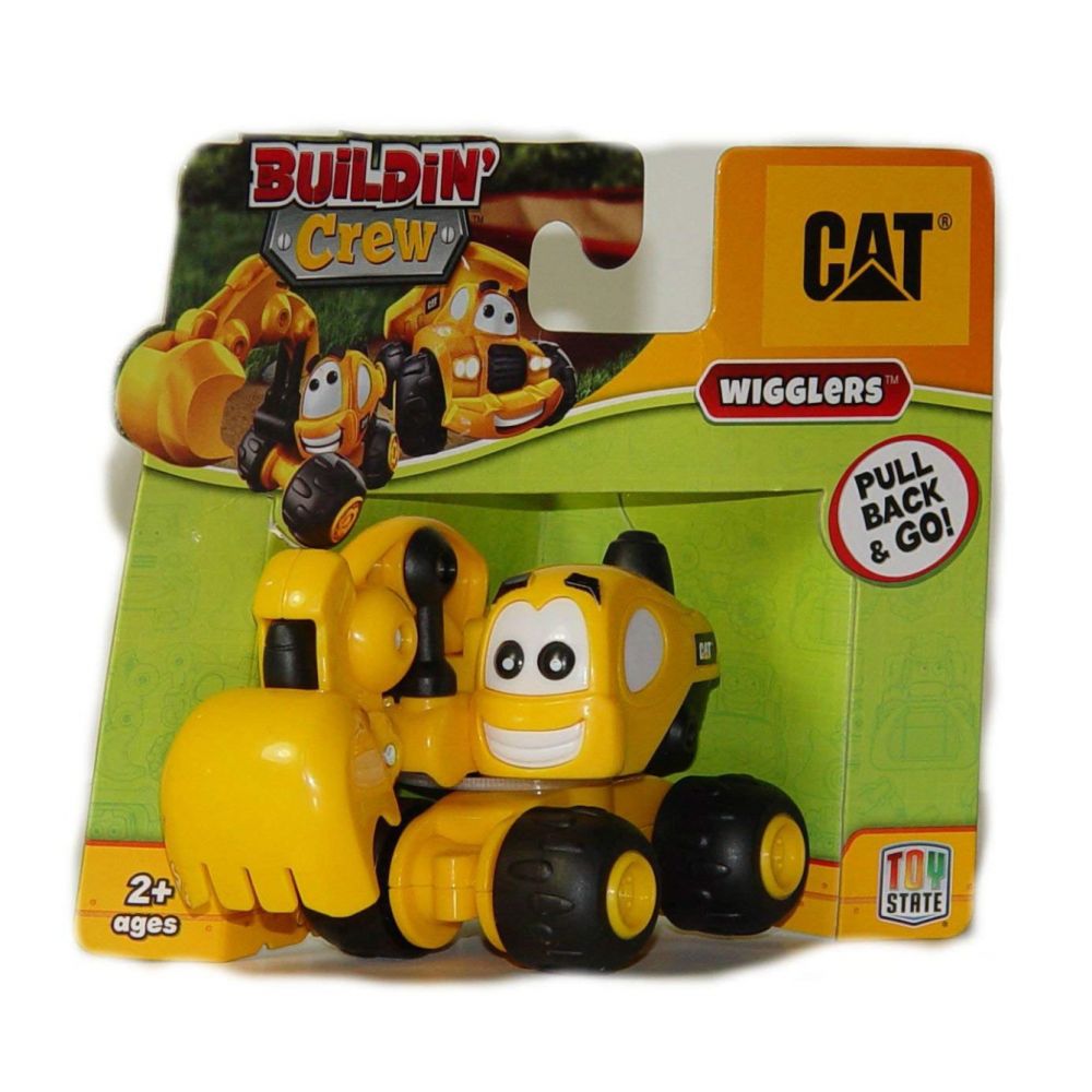 Excavator Toy State Cat Buildin' Crew Wigglers - Diggin' Dave