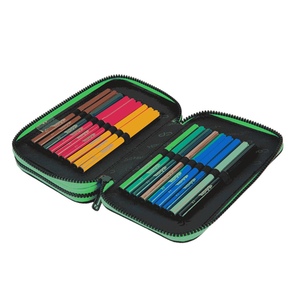 Penar echipat cu 2 compartimente, Coolpack, Jumper 2, Game Over, Verde