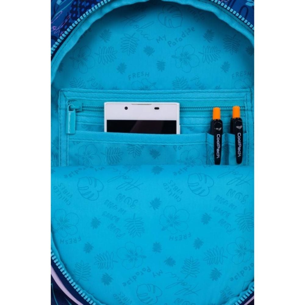 Ghiozdan cu 2 compartimente si lumini LED, Coolpack, Disney Stitch