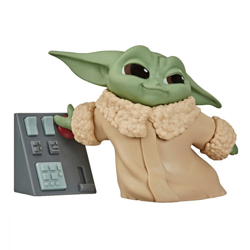 Figurina Star Wars Baby Yoda, Button, F14785L00, 6 cm