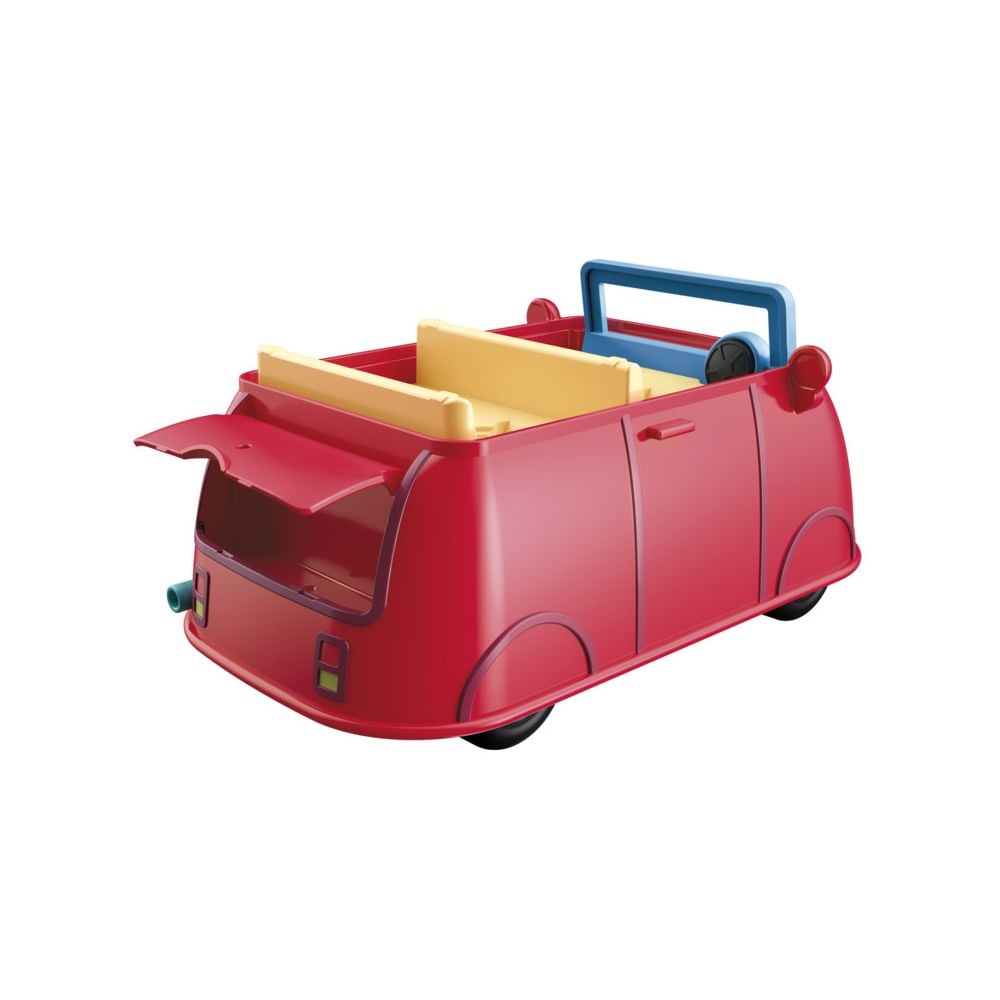 Set de joaca cu doua figurine Peppa Pig, Peppas Family Red Car