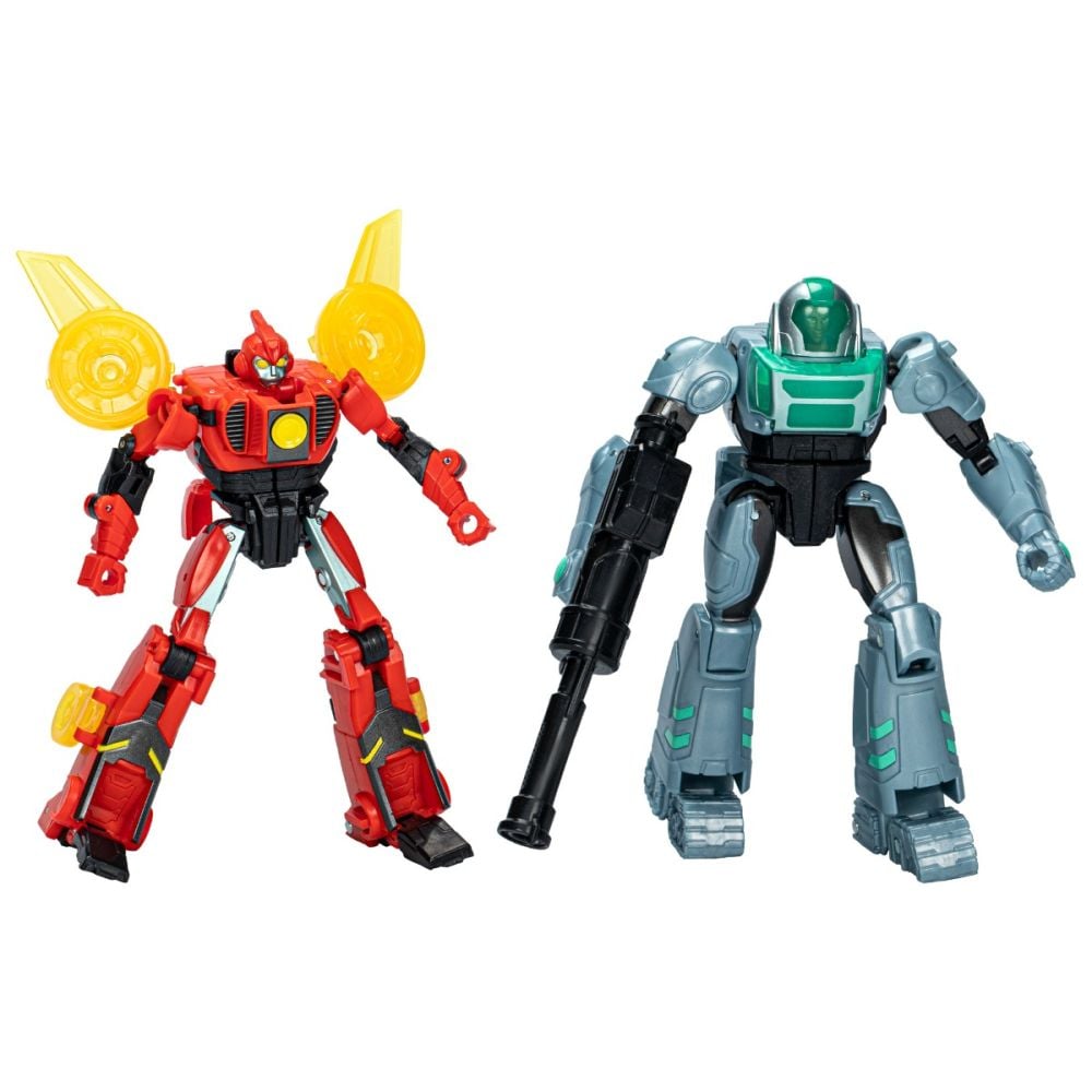 Set 2 figurine robot transformabile, Transformers, Earthspark Combiner