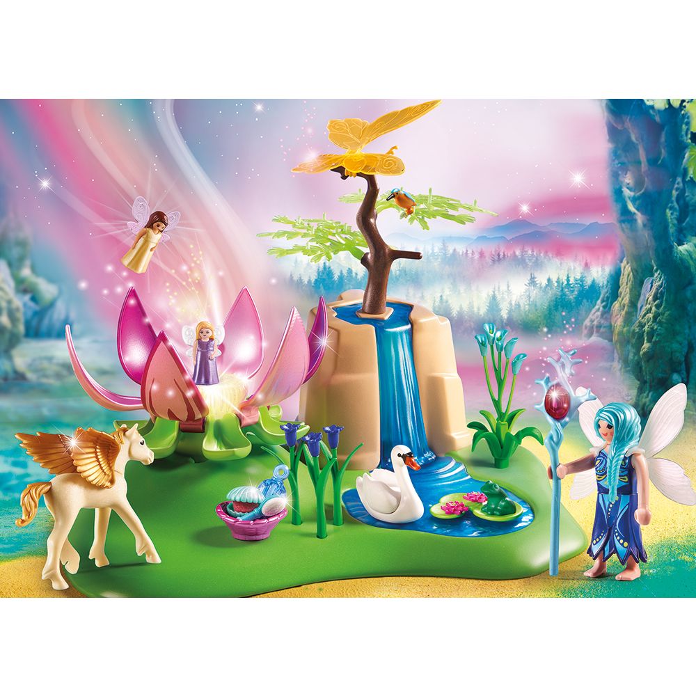 Set figurine Playmobil Fairies - Fantana fermecata a zanelor (9135)