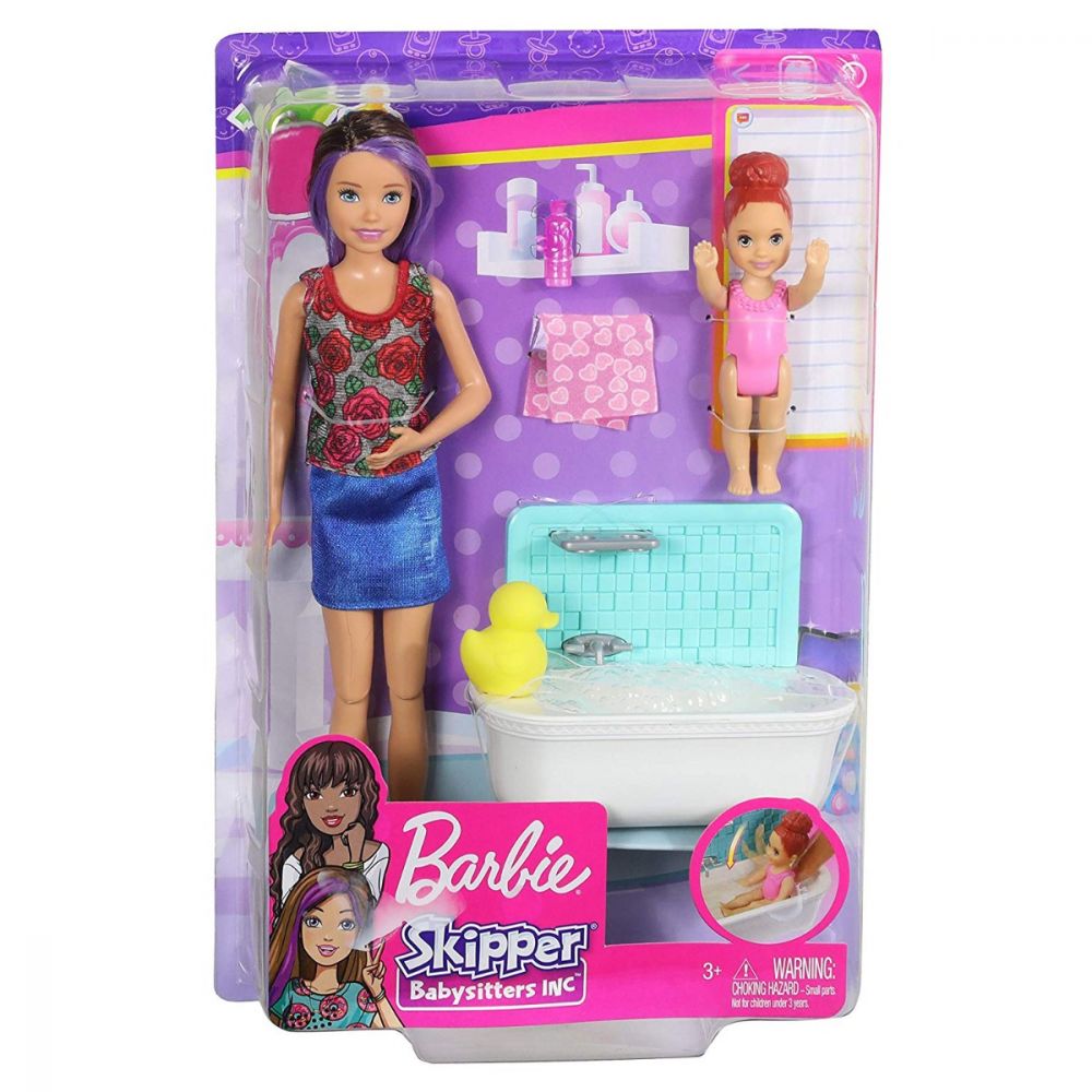 Set de joaca Barbie Skipper Babysitter INC, FXH05