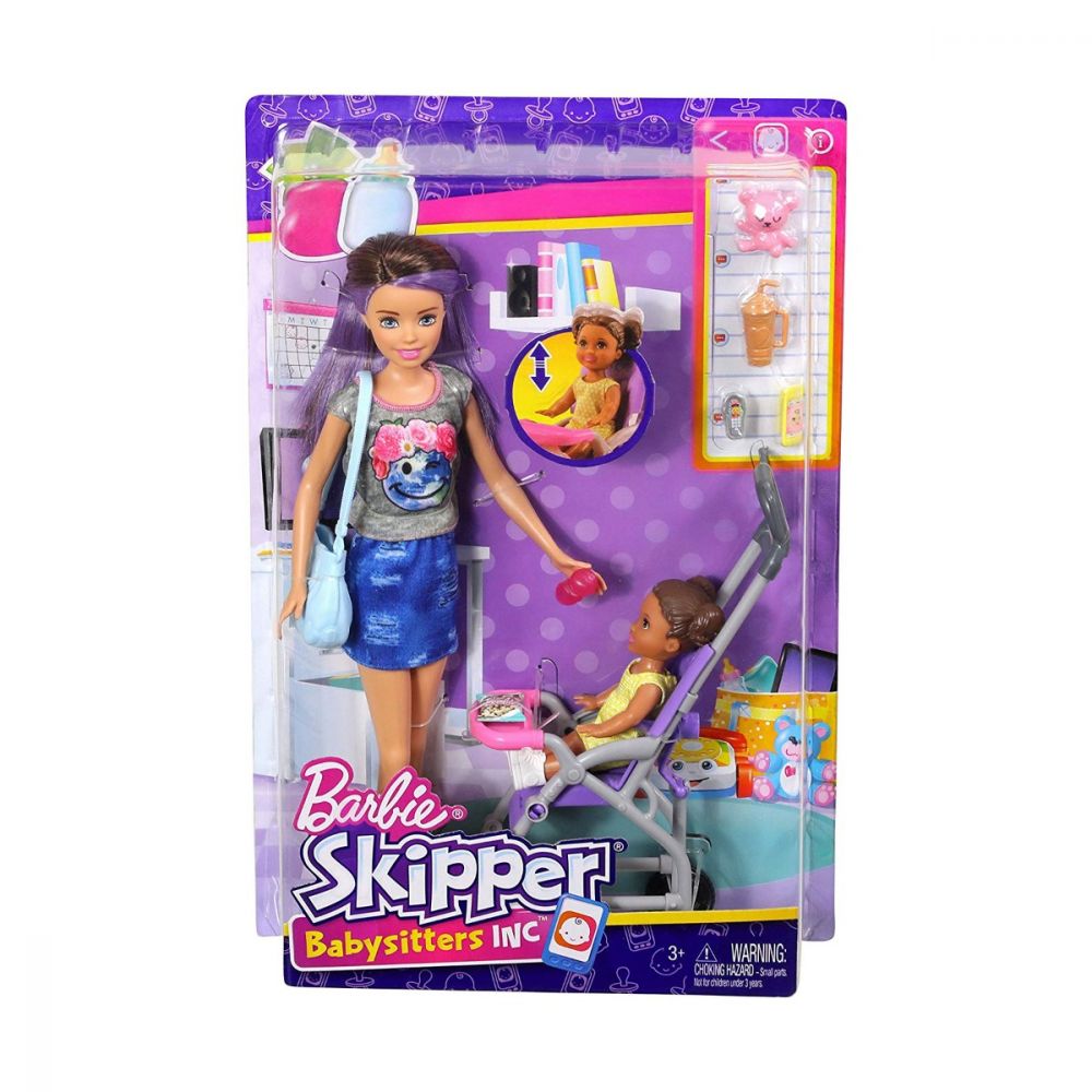 Set de joaca Barbie Skipper Babysitter INC, FJB00