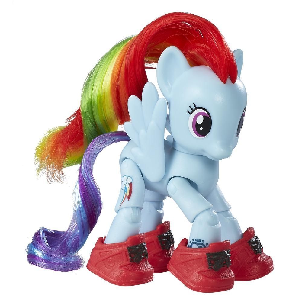 Figurina articulata My Little Pony - Rainbow Dash aventuriera