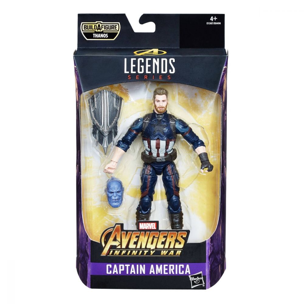 Figurina Avengers Legends - Captain America, 15 cm