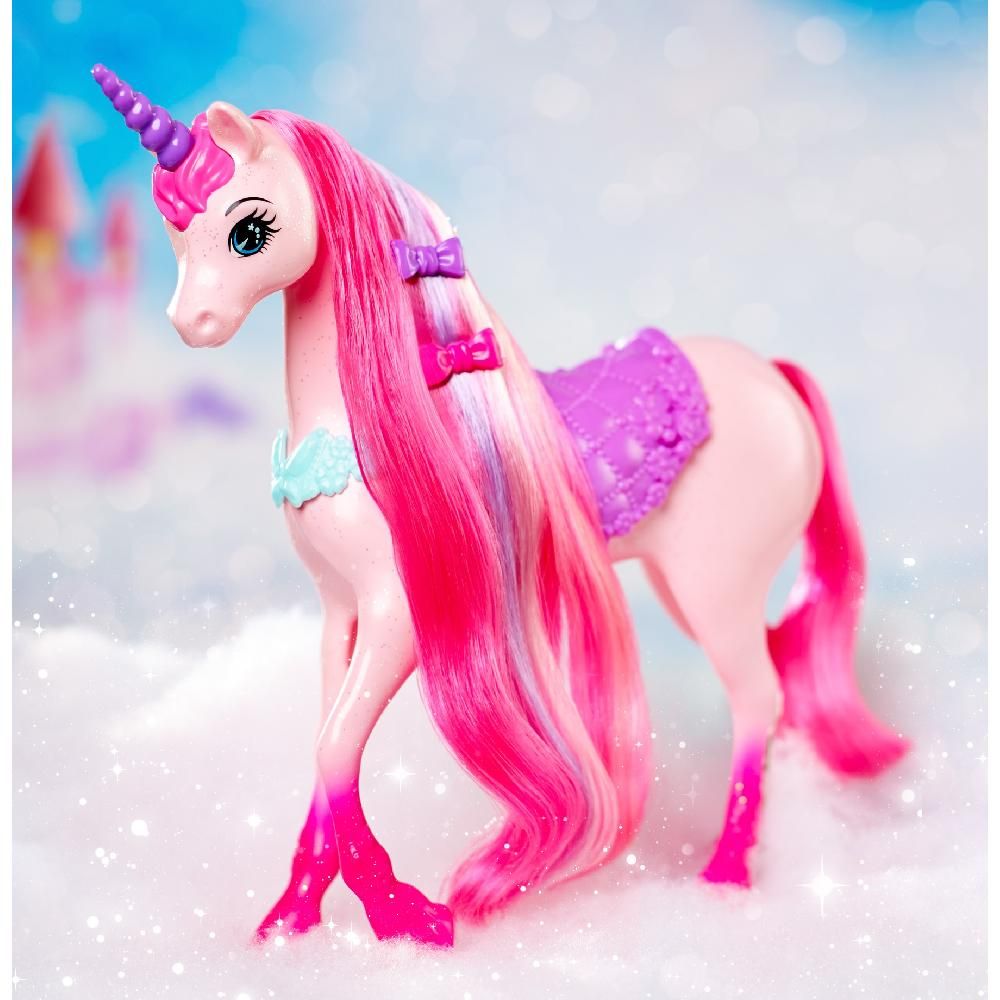 Figurina Barbie Endless Hair Kingdom - Unicorn