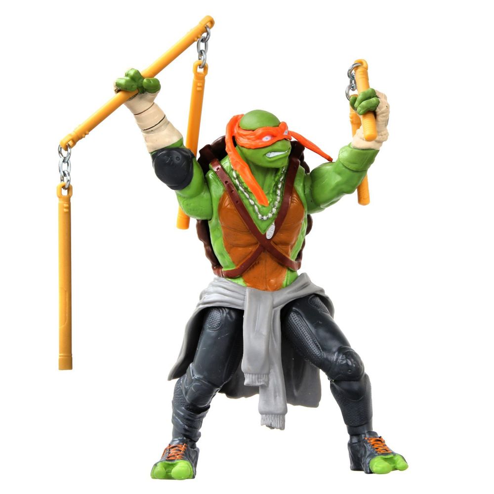 Figurina de lux Testoasele Ninja - Combat Warrior Michelangelo