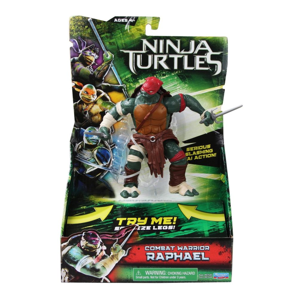 Figurina de lux Testoasele Ninja - Combat Warrior Raphael