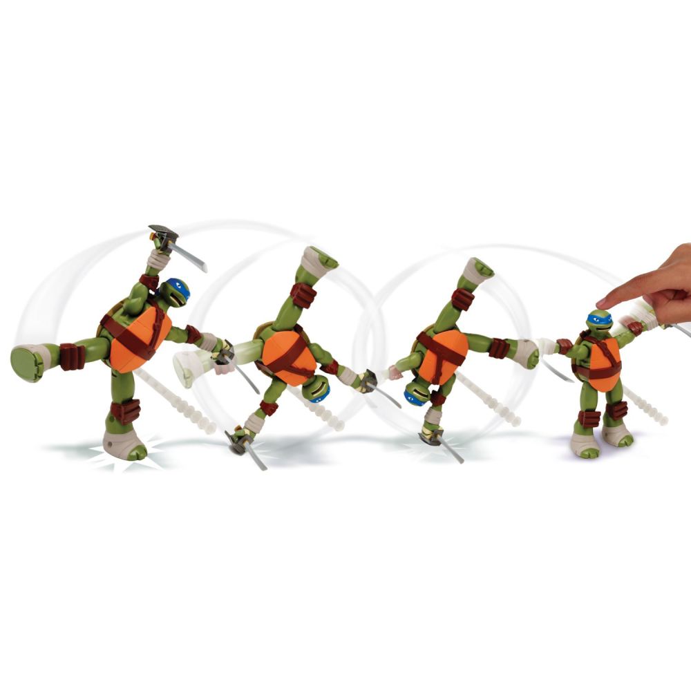 Figurina Deluxe Testoasele Ninja - Super Sidewindin' Leonardo
