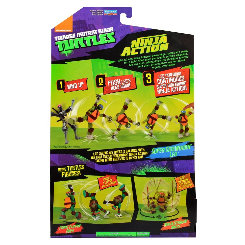 Figurina Deluxe Testoasele Ninja - Super Sidewindin' Leonardo