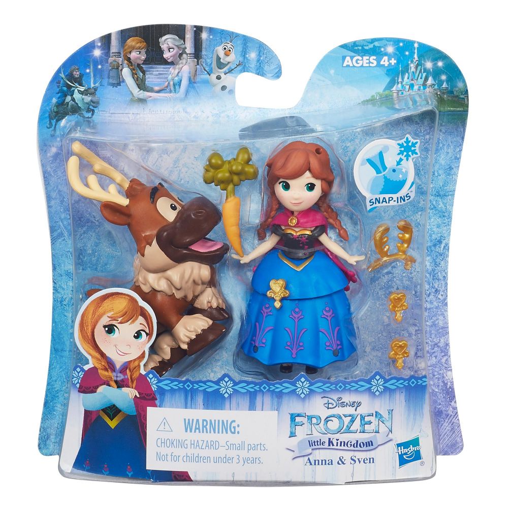 Figurina Disney Frozen - Anna si Sven, 7.5 cm
