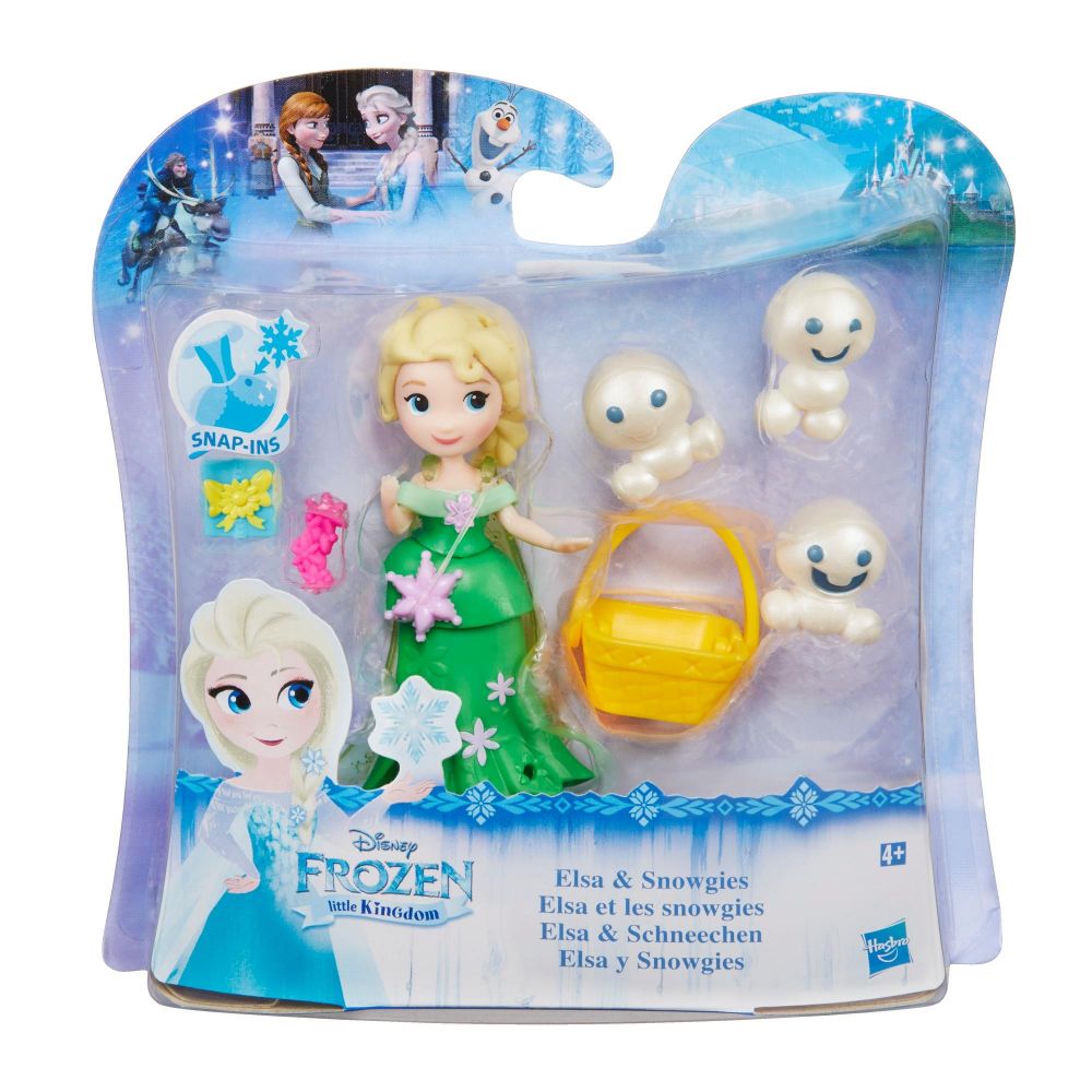 Figurina Disney Frozen Micul Regat - Elsa si omuletii de zapada