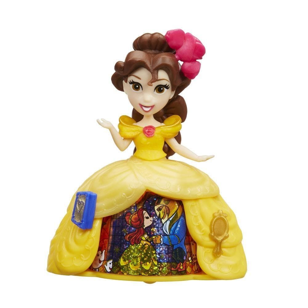Figurina Disney Princess cu rochie magica - Belle