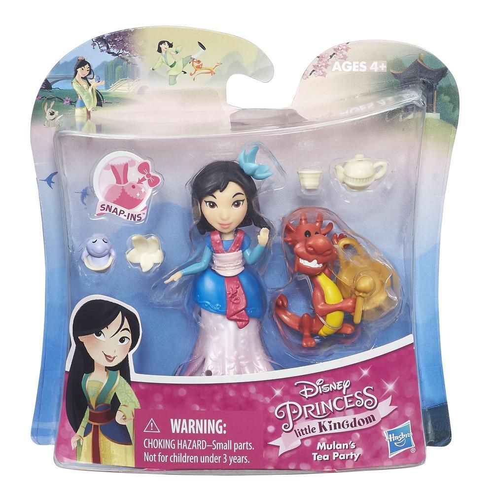 Figurina Disney Princess Micul Regat  - Petrecerea cu ceai a lui Mulan, 7.5 cm