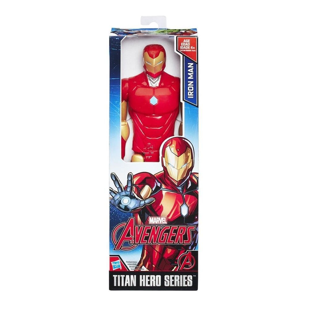 Figurina Iron Man - Marvel Titan Hero, 30 cm