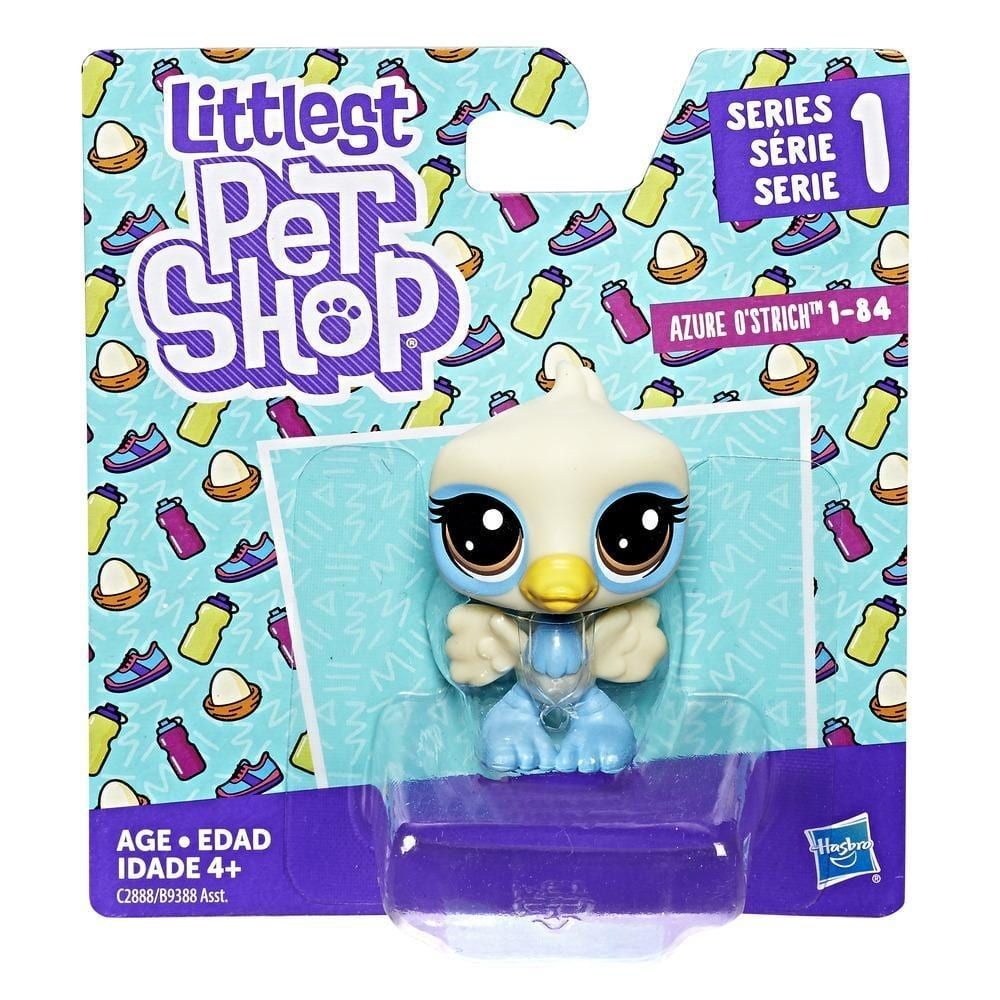 Figurina Littlest Pet Shop Seria 1 - Strut azuriu
