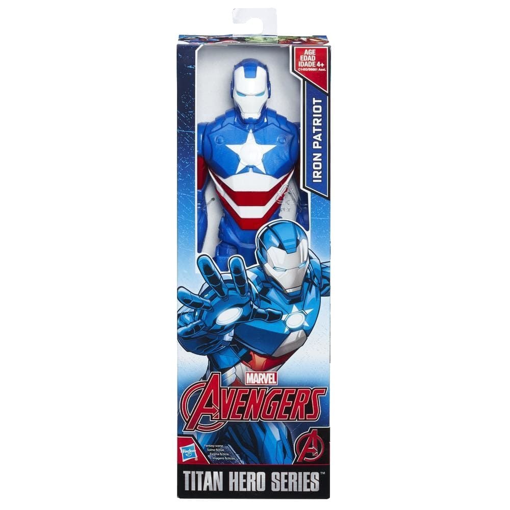 Figurina Marvel Avengers Titan Hero - Iron Patriot, 30 cm