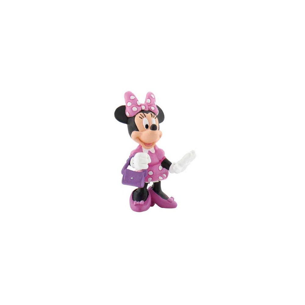 Figurina Minnie Mouse cu poseta, 5 cm