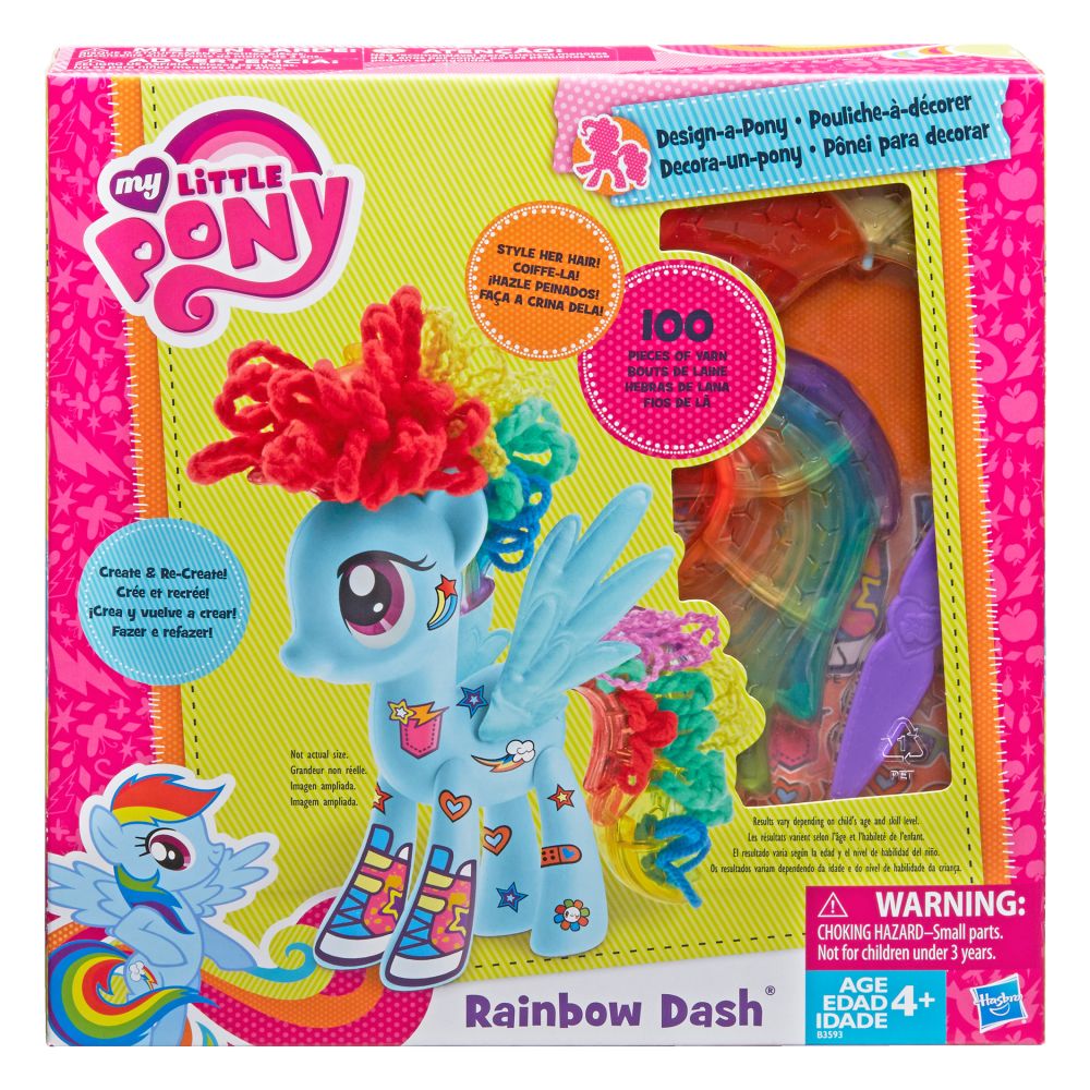 Figurina My Little Pony Design A Pony - Rainbow Dash