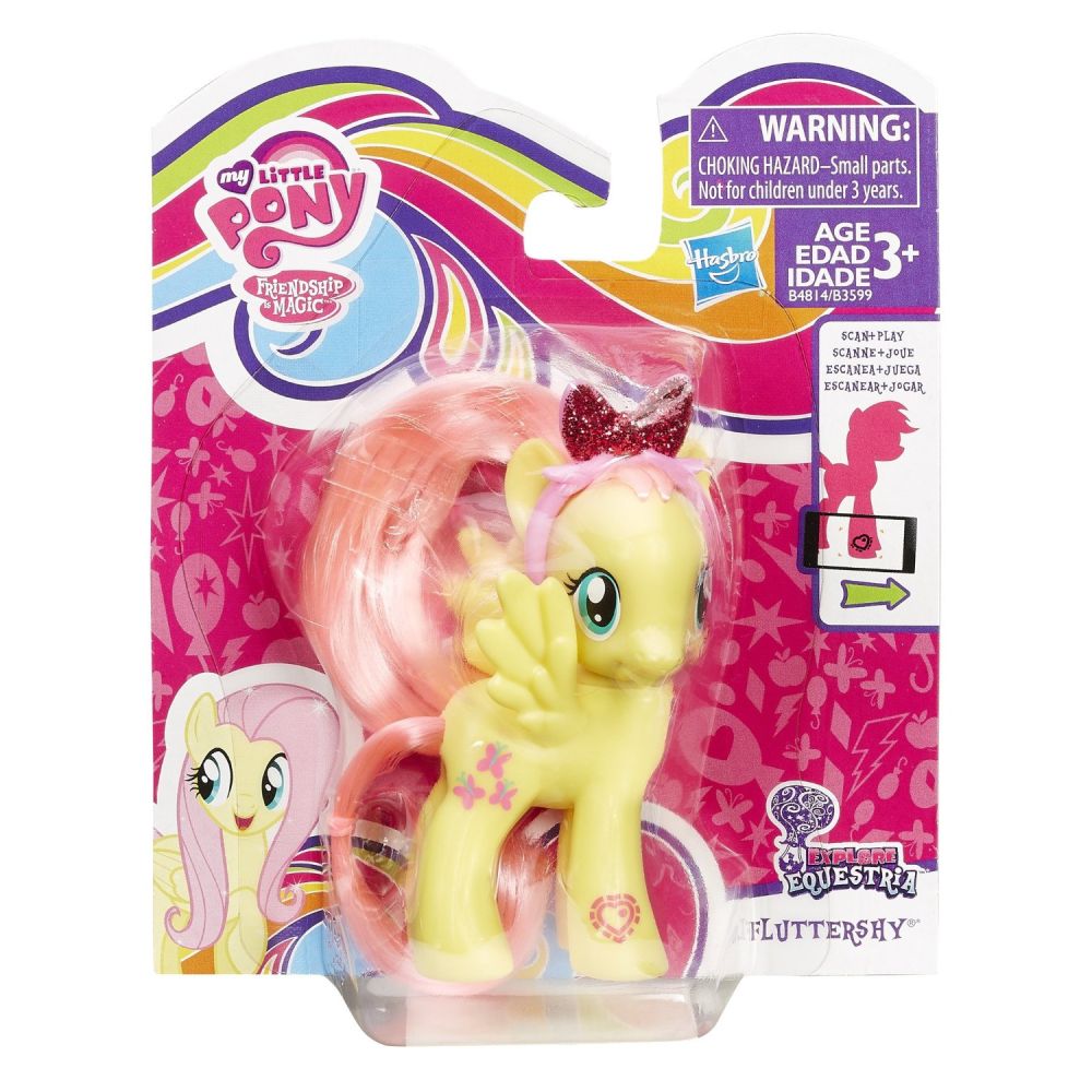 Figurina My Little Pony Friendship is Magic - Fluttershy cu diadema