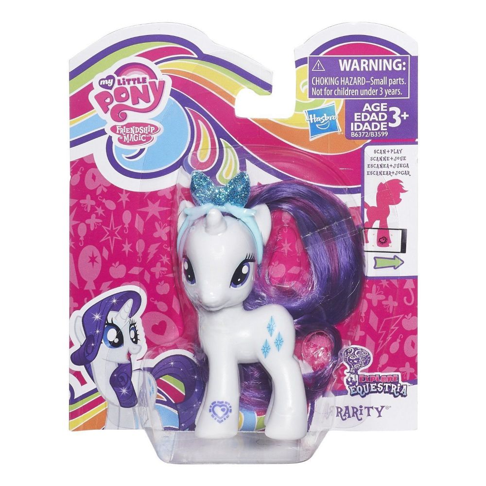 Figurina My Little Pony Friendship is Magic - Rarity cu diadema