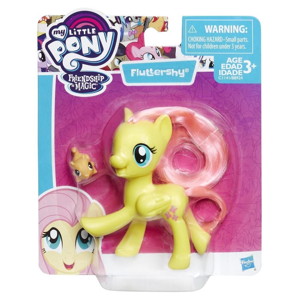 Figurina My Little Pony Frienship is Magic - Fluttershy si veverita