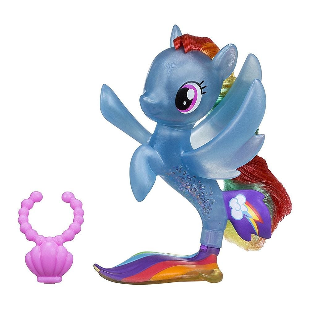 Figurina My Little Pony Ponei de mare cu colier - Rainbow Dash
