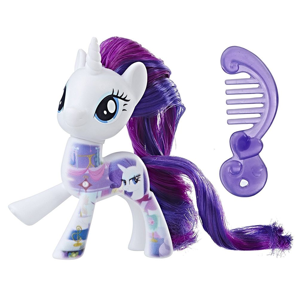 Figurina My Little Pony - Rarity cu pieptene