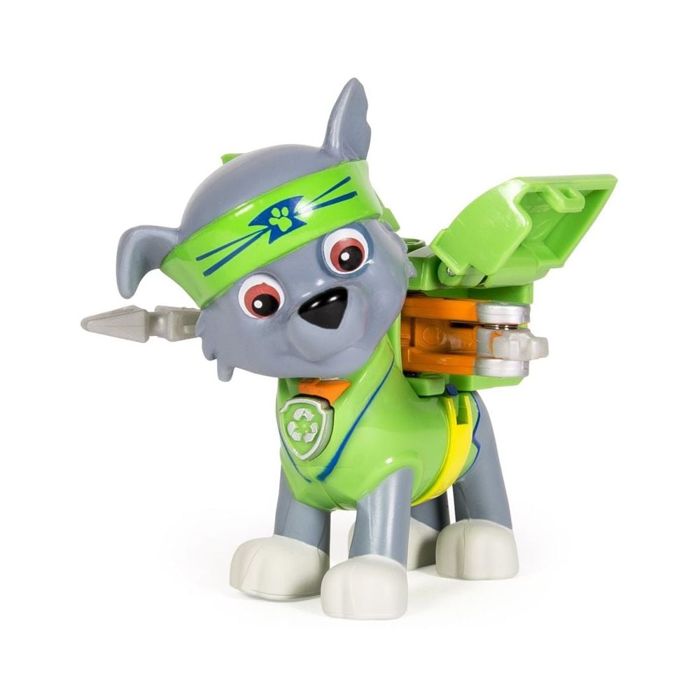 Figurina Paw Patrol Hero - Pup-Fu Rocky, 7 cm