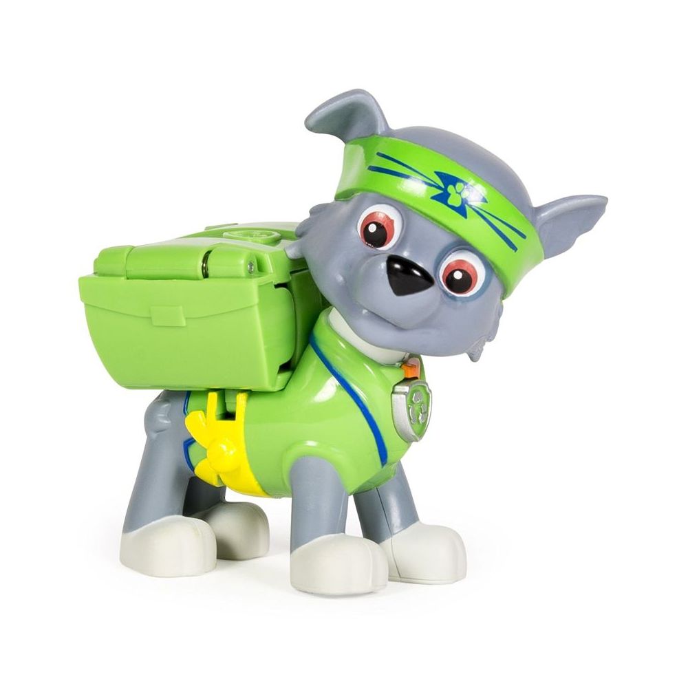 Figurina Paw Patrol Hero - Pup-Fu Rocky, 7 cm