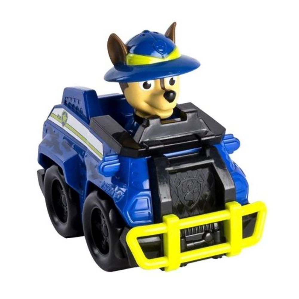 Figurina Paw Patrol Jungle Rescue - Masina de politie si Chase