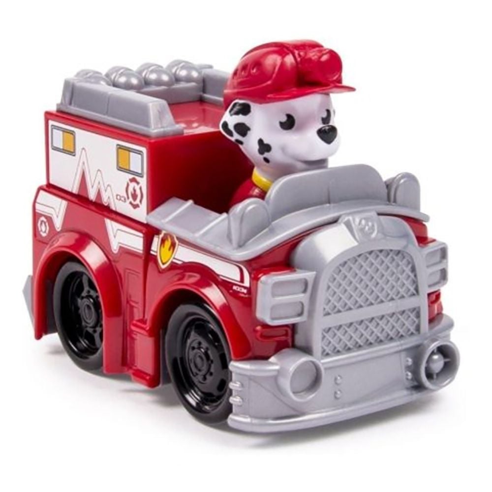 Figurina Paw Patrol - Jungle Rescue - Masina de pompieri si Marshall EMT