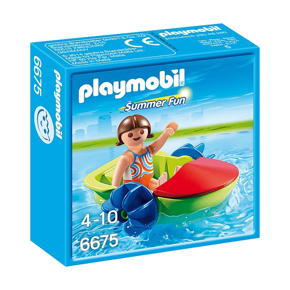 Figurina Playmobil FamilyFun - Copilul cu hidrobicicleta (6675)