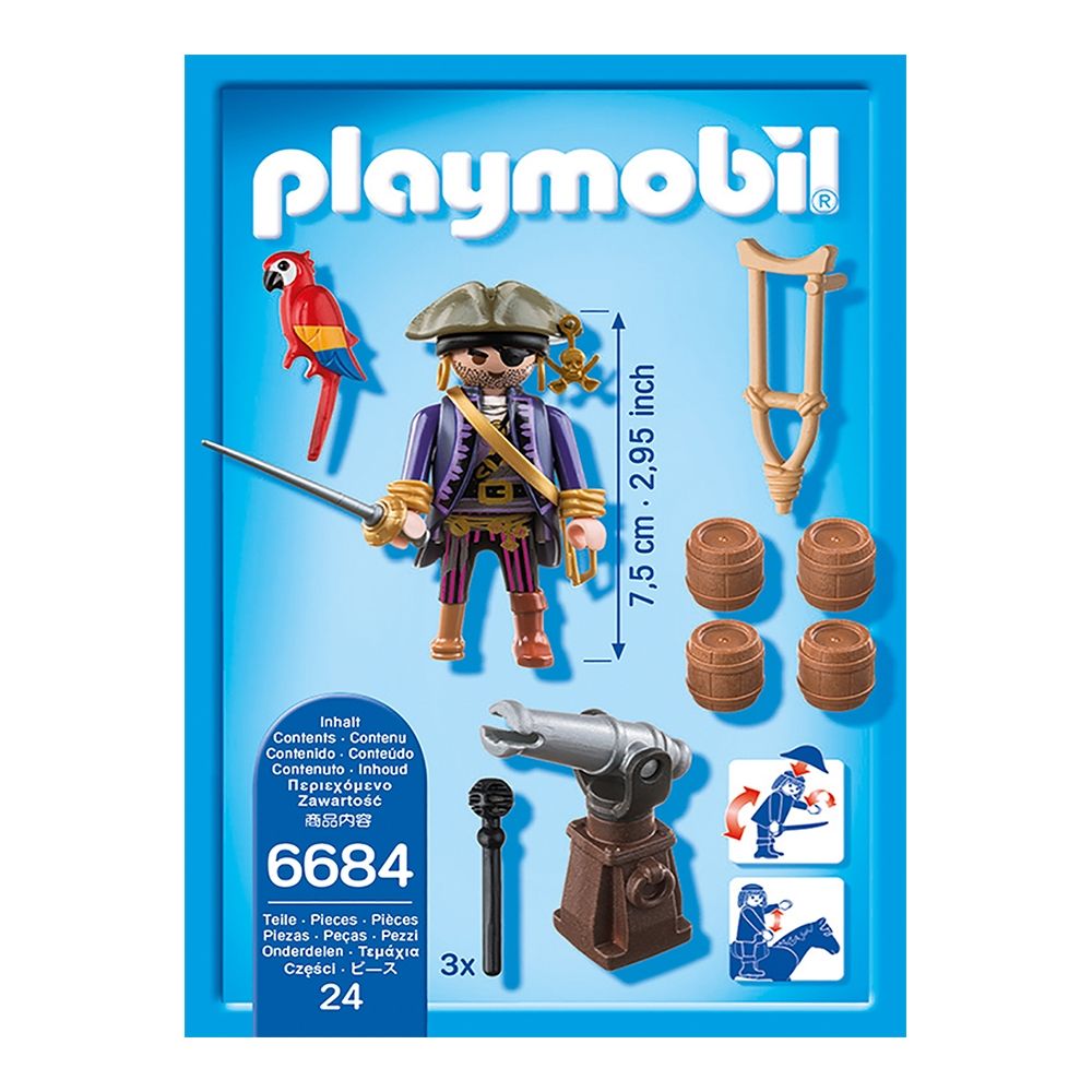 Figurina Playmobil Pirates - Capitanul Pirat (6684)