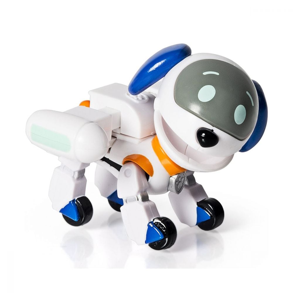 Figurina si insigna Paw Patrol - Robo Dog, 6.3 cm