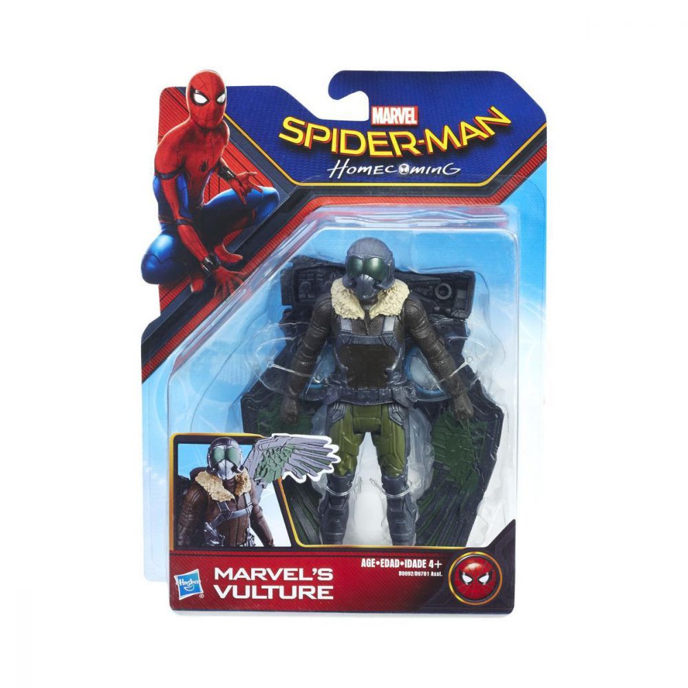 Figurina Spiderman Homecoming - Vulture cu aripi detasabile, 15 cm