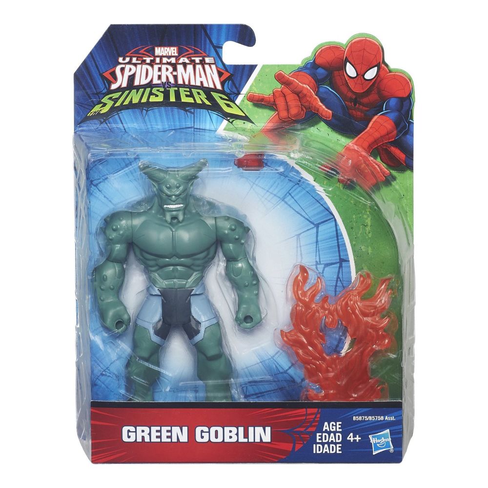 Figurina Spiderman Marvel Sinister 6 - Green Goblin, 15 cm