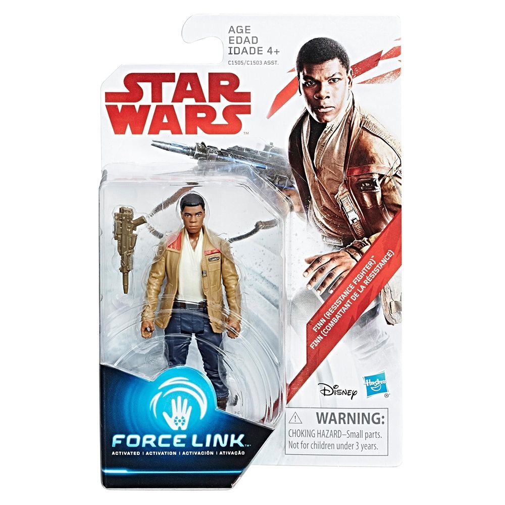Figurina Star Wars Force Link - Finn, luptator al Rezistentei, 10 cm